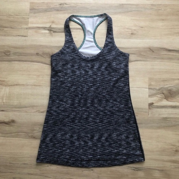 Women's Gray Racerback Tank Top - Picture 1 of 6